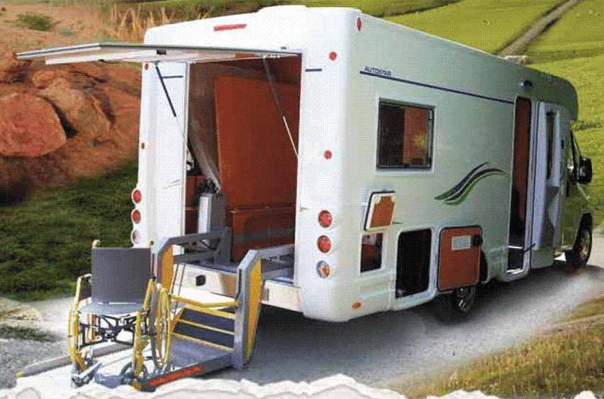 Camping-cars accessibles aux personnes à mobilité réduite