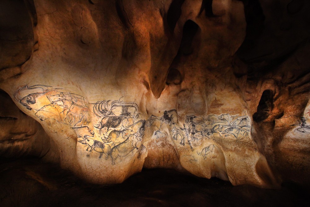 Panneau des lions grotte Chauvet