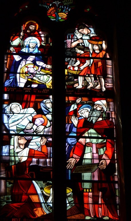 Chalmazel vitraux de l'église