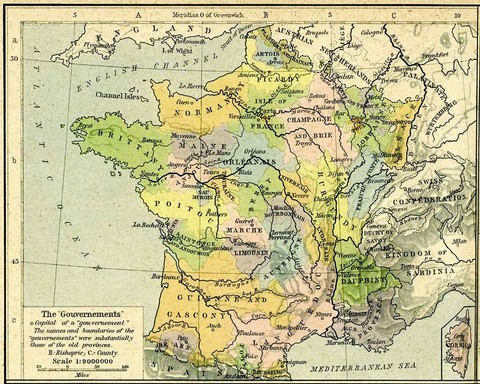 Provinces françaises historiques