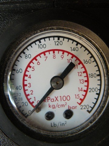 Manomètre pression pneumatiques