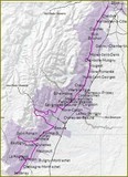 Carte route des vins de bourgogne